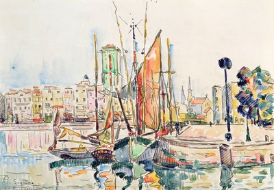 La Rochelle: Boote und Häuser von Paul Signac